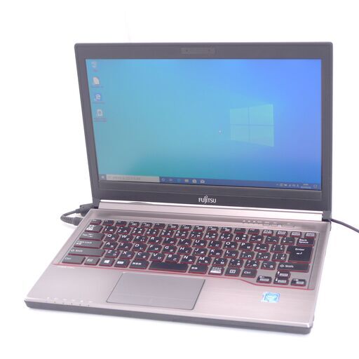 中古良品 日本製 13インチ ノートPC 富士通 E736/P 第6世代 Celeron 8GB 500G DVDRW 無線 Wi-Fi Bluetooth Windows10 Office