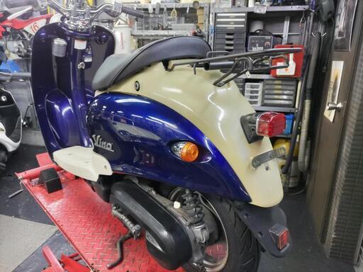 東京都板橋区高島平から　激っ速です！！　ボアアップ？　　ヤマハ　VINO ビーノ　SA10J型なのに排ガス規制前モデル　 整備済みでそのまま乗れます　2サイクルのモデルです 　原付き　原チャリ　50c　スクーター 　安い　お買い得です