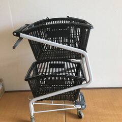 【ネット決済】小型店舗用ショッピングカート未使用品
