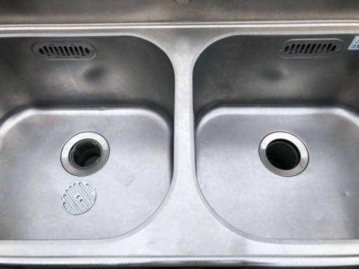 ⭐︎中古品 SUNWAVE 2槽シンク 1000×450×800mm 厨房機器⭐︎