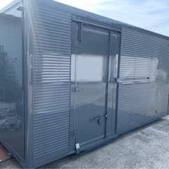 No.627 アルミバン 2ｔ 車 ロング  アルミ 箱 バイク 倉庫 トラック コンテナ 米 保管庫 物置 DIY