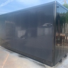 No.626 アルミバン 3ｔ 車  アルミ 箱 バイク 倉庫 トラック コンテナ 米 保管庫 物置 DIY