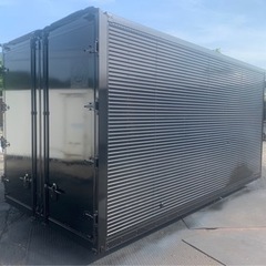 No.626 アルミバン 3ｔ 車  アルミ 箱 バイク 倉庫 トラック コンテナ 米 保管庫 物置 DIY