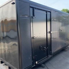 No.626 アルミバン 3ｔ 車  アルミ 箱 バイク 倉庫 トラック コンテナ 米 保管庫 物置 DIY