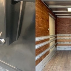 No.626 アルミバン 3ｔ 車  アルミ 箱 バイク 倉庫 トラック コンテナ 米 保管庫 物置 DIY