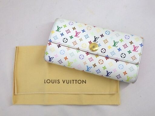 【中古ランクA】LOUIS VUITTON マルチカラー長財布 [55Ｇ-49]