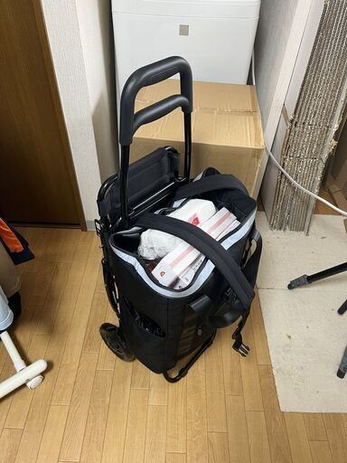 山善] 防災リュック キャリーバッグ チェア 32点セット