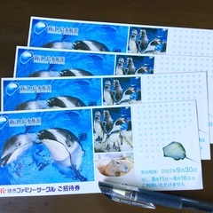  えのすい ◇ 新江ノ島水族館 招待券４枚セットです！◇ 江ノ電
