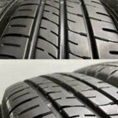 【DUNLOP ENASAVE EC204 175/65R15】夏タイヤ【日産 キューブライダー 純正ホイール 15インチ 5.5J4HPCD100+50】18～19年製 バリ溝(MTB243)クレジットカード QRコード決済可能