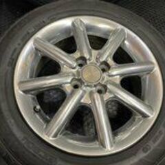 【DUNLOP ENASAVE EC204 175/65R15】夏タイヤ【日産 キューブライダー 純正ホイール 15インチ 5.5J4HPCD100+50】18～19年製 バリ溝(MTB243)クレジットカード QRコード決済可能