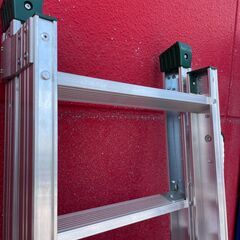 S32　アルインコ　伸縮脚付き2連ハシゴ　綺麗　12-5