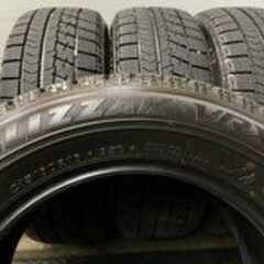 BS BLIZZAK VRX 215/60R16 16インチ スタッドレス 4本 2018年製 バリ溝 エスティマ ヴェゼル CX-3 オデッセイ等　(TD736)クレジットカード QRコード決済可能