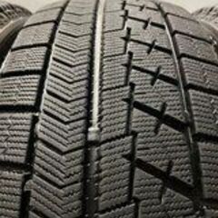 BS BLIZZAK VRX 215/60R16 16インチ スタッドレス 4本 2018年製 バリ溝 エスティマ ヴェゼル CX-3 オデッセイ等　(TD736)クレジットカード QRコード決済可能