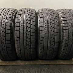 BS BLIZZAK VRX 215/60R16 16インチ スタッドレス 4本 2018年製 バリ溝 エスティマ ヴェゼル CX-3 オデッセイ等　(TD736)クレジットカード QRコード決済可能
