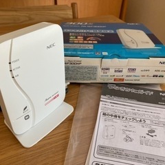 取引中【美品】無線Wi-Fiルーター　NEC PA-WF300HP