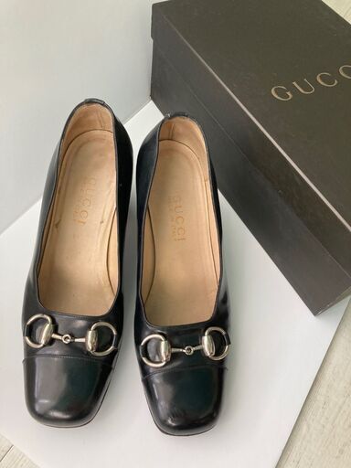 GUCCI パンプス 23-23.5cm ヒール6cm　＊6/17　値下げしました＊
