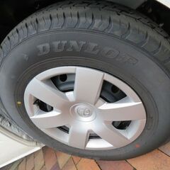 新型ハイエース ６型　トヨタ 純正タイヤホイールセット　２１年製　新車外し　4本セット ダンロップ　195/80R15 
