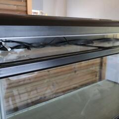 【大型水槽】専用棚付き120水槽上部フィルター蛍光灯照明付き　アロワナ水槽　熱帯魚水槽　海水魚水槽　