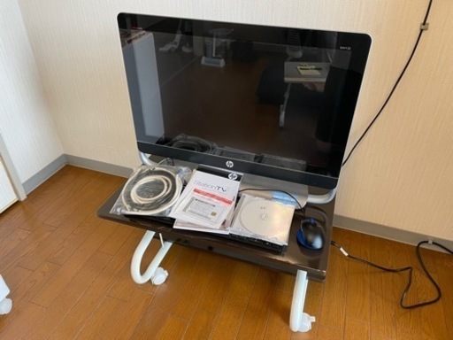 【価格更新】HP 23インチ一体型パソコン\u0026パソコン台セット