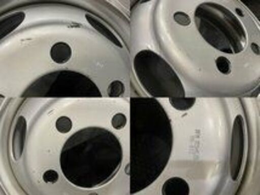 新車外し TOPY製 トラックホイール 17.5インチ 6本 DFM 17.5X5.25 115