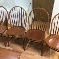 Ethan Allen（イーセン・アーレン）ダイニングセット 椅子4脚つき