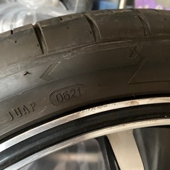 19インチアルミセット タイヤ走行少 245/40r19