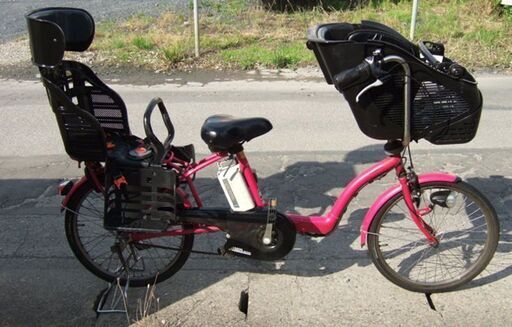 引き取り歓迎☆パナソニック BE-ENMD034M 電動アシスト自転車 ギュットミニデラックス6.6Ah 3人乗り対応 20インチ 内装3段変速