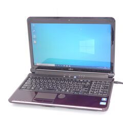 中古良品 新品爆速SSD 15.6型 紫 ノートパソコン 富士通 AH56/C 第2世代Core i5 8GB BD-R 無線 WiFi カメラ Windows10 Office 中古良品 新品爆速SSD 15.6型 紫 ノートパソコン 富士通 AH56/C 第2世代