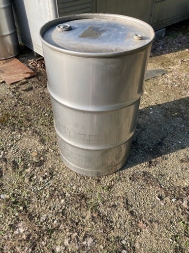 【新品、本物、当店在庫だから安心】 ステンンレスドラム缶200リットル(再値下げ） その他