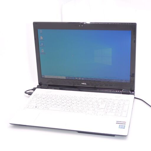 中古美品 15.6型 ノートPC NEC PC-GN232FSD7 第6世代 Core i3 8GB 500G DVDRW 無線 Wi-Fi Bluetooth カメラ Windows10 Office
