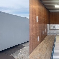 No.629 アルミバン 4ｔ 車  アルミ 箱 バイク 倉庫 トラック コンテナ 米 保管庫 物置 DIY