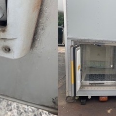 No.629 アルミバン 4ｔ 車  アルミ 箱 バイク 倉庫 トラック コンテナ 米 保管庫 物置 DIY