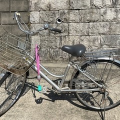 自転車　ママチャリ　24インチ　3段階ギア付き　千葉県