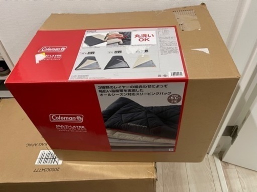 値下げ不可！コールマン(Coleman) 寝袋 マルチレイヤースリーピングバッグ