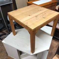 34  ガーデニングテーブル　木製　机　作業台　ローテーブル