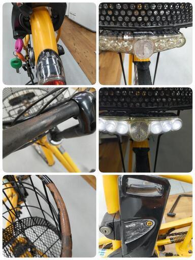 自転車 J061 電動アシスト自転車 Panasonic LALA5 LEDオート 20インチ 