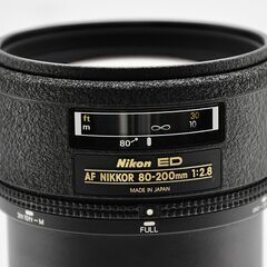 Nikon ED AF NIKKOR 80-200mm 1:2.8 一眼カメラ用レンズ