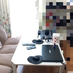 【ネット決済】リビングテーブル&二人用座椅子