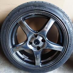 ホイールタイヤ4本セット（PIAA16インチ6.5Jオフセット？、FALKEN  ZIEXZE914 195/45/16）