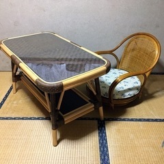 【値下げ】テーブル座椅子のセット