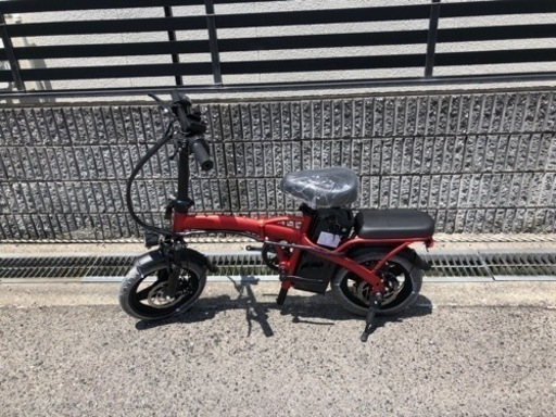 新品　48V 8ah アクセル付き　フル電動自転車　モペット自転車