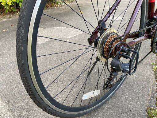 クロスバイク ROOTS L21 レッド 450mm アウトレット・クロスバイク 