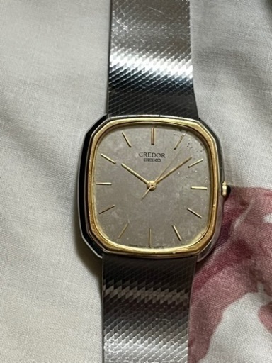 セイコー クレドール 5931-5160 クォーツ スクエア 腕時計 メンズ