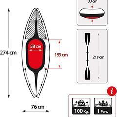 一人乗りカヤック274x76x33cm