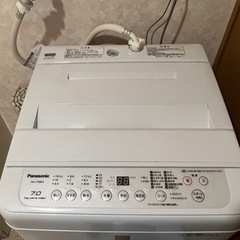 洗濯機綺麗です⭐︎2019年製パナソニックNA-F70BE6
