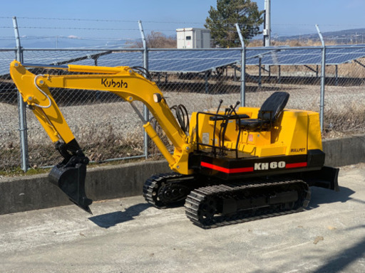 クボタ　ミニユンボ　KH-60 　油圧ショベル　鉄キャタ　2トンクラス　　全国陸送可能　下取OK