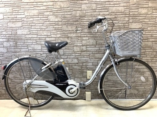 東京23区配達無料　新基準 Panasonic パナソニック ビビEX 5Ah リチウム 電動自転車☆中古☆パナ ⑥
