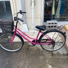 【リサイクルショップどりーむ天保山店】●167●　自転車　ピンク...