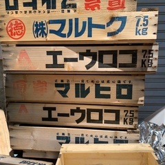 秋刀魚の木箱