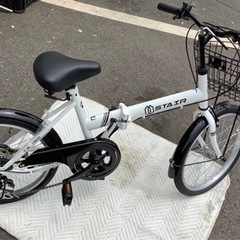 【未使用品】折りたたみ自転車 20インチ シマノ6段変速ギア  ...